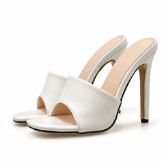 Open Toe High Heel Shoes in 2 Colors
