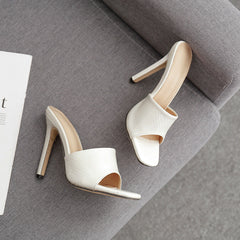 Open Toe High Heel Shoes in 2 Colors