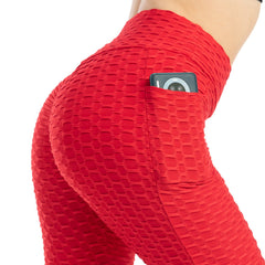 High Stretch Hip-Lifting Slim Fit Leggings with Pocket in 8 Colors S-XL