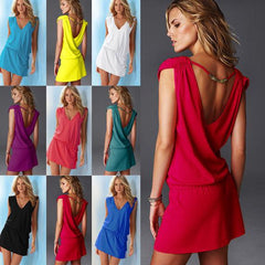 Sommer-Strandkleid in Einheitsgröße in 9 Farben