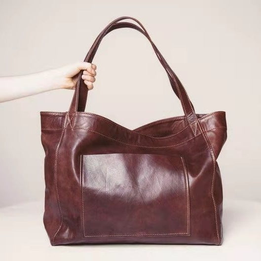 Large Capacity Tote Shoulder Bag in 4 Colors