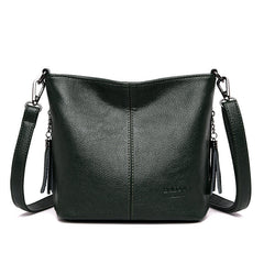 Shoulder Messenger Bag with Tassels in 6 Colors