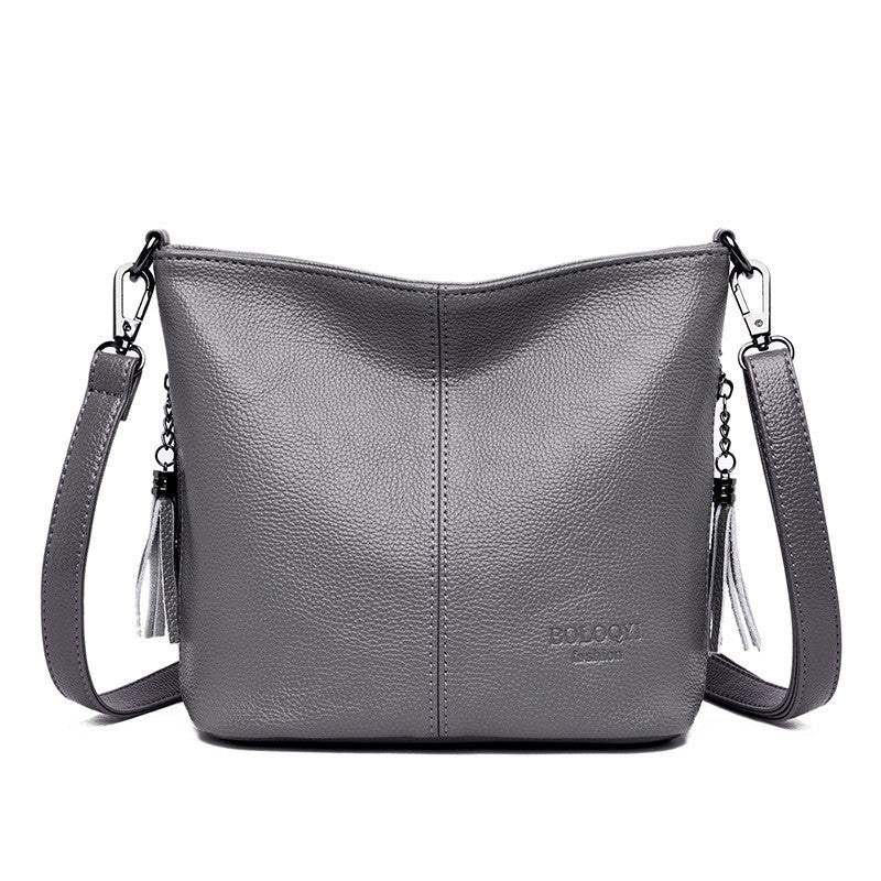 Shoulder Messenger Bag with Tassels in 6 Colors