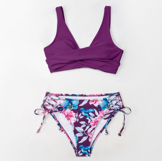 Printed Bikini Swimsuit in 9 Patterns S-2XL