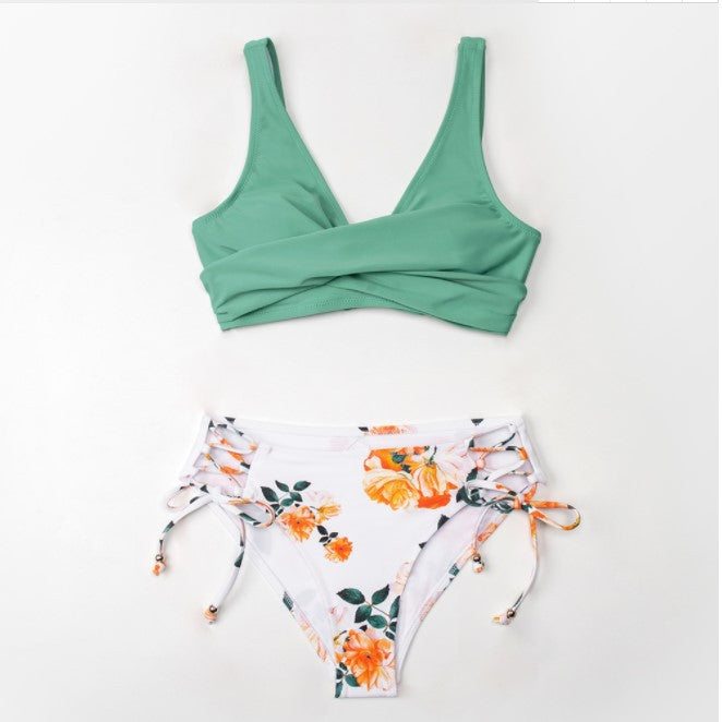Printed Bikini Swimsuit in 9 Patterns S-2XL