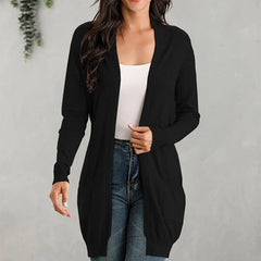 Long Sleeve Knit Cardigan with Pockets in 5 Colors S-XL