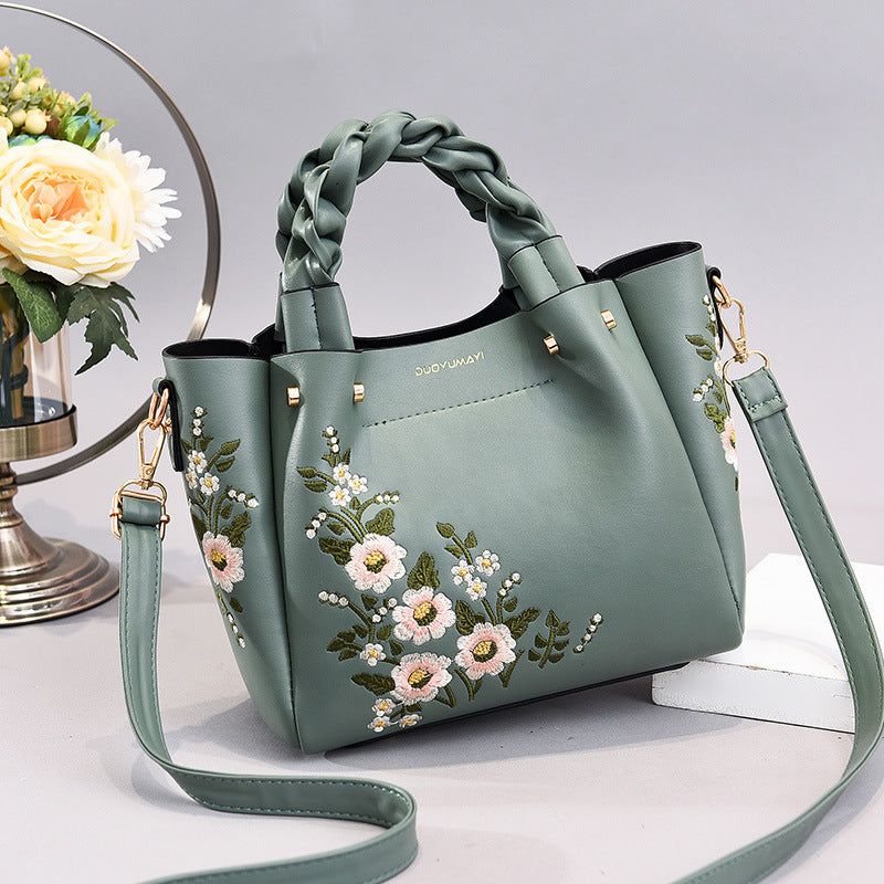 Floral Hand Shoulder Fashion Bag in 8 Colors