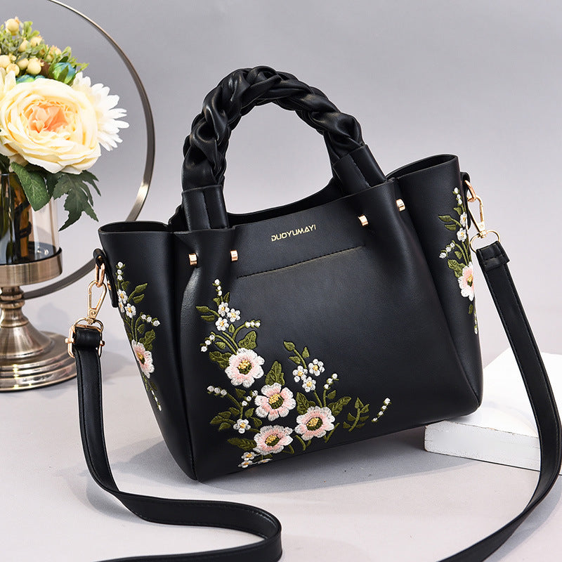 Floral Hand Shoulder Fashion Bag in 8 Colors