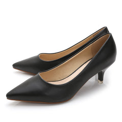 Escarpins à talons hauts en cuir en 7 couleurs