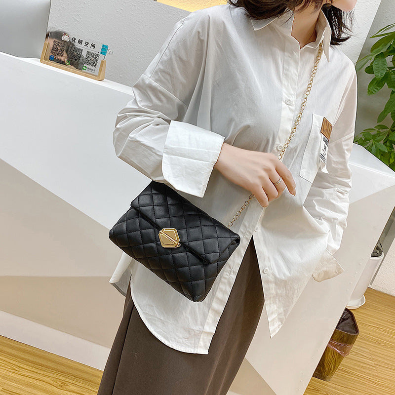 Crossbody Fashion Bag with Chain Shoulder Strap in 6 Colors