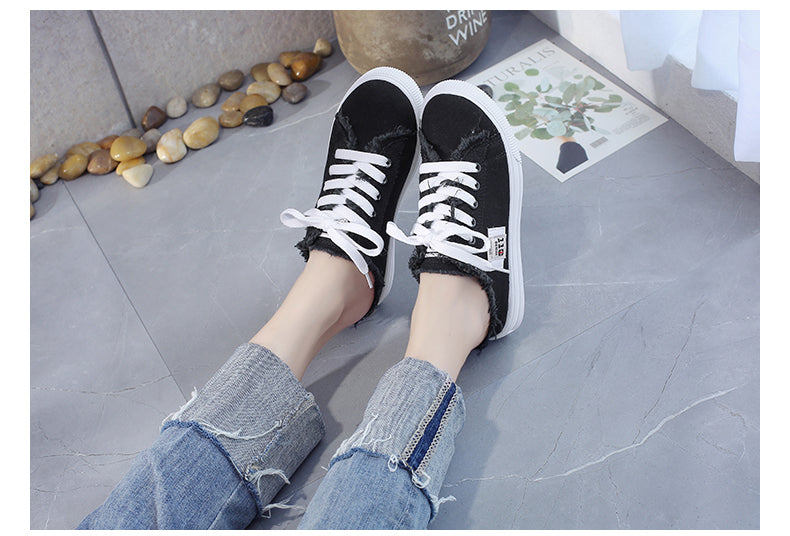 Slide Canvas Sneakers in 3 Farben