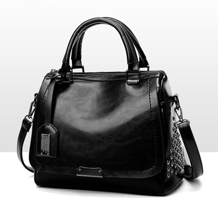 Soft Messenger Bag with Rhinestones in 3 Colors
