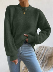 Mock Neck Long Sleeve Sweater