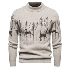 Men's Round Neck Pullover Christmas Sweater