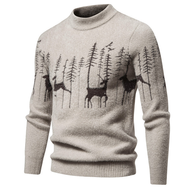 Men's Round Neck Pullover Christmas Sweater