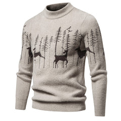 Men's Round Neck Pullover Christmas Sweater