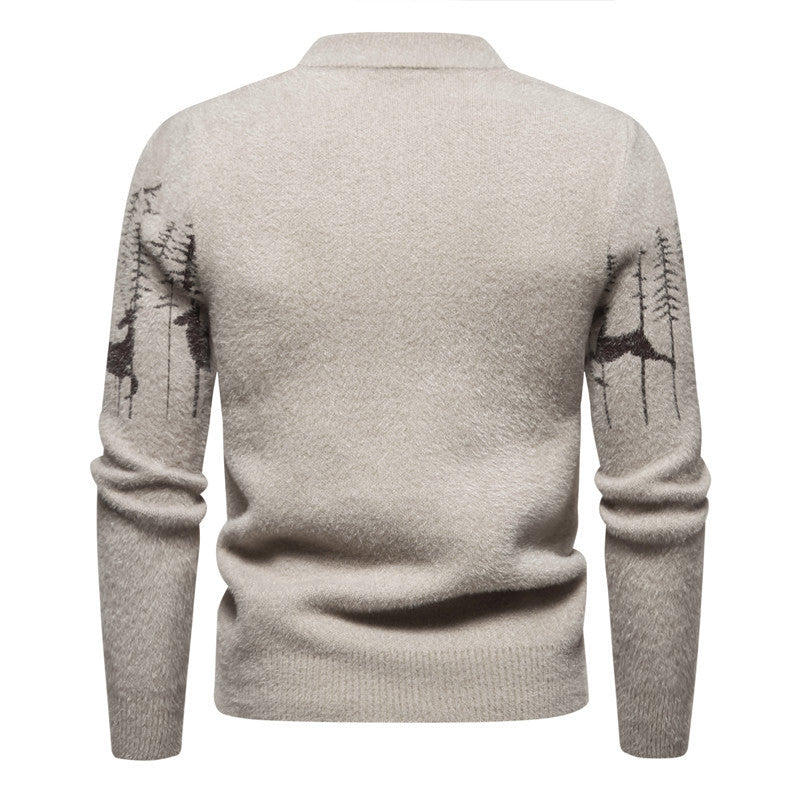 Men's Round Neck Pullover Christmas Sweater