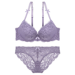 Lace Bra and Panty Set in 3 Colors