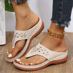 Flip Flop Wedge Sandals in 3 Colors