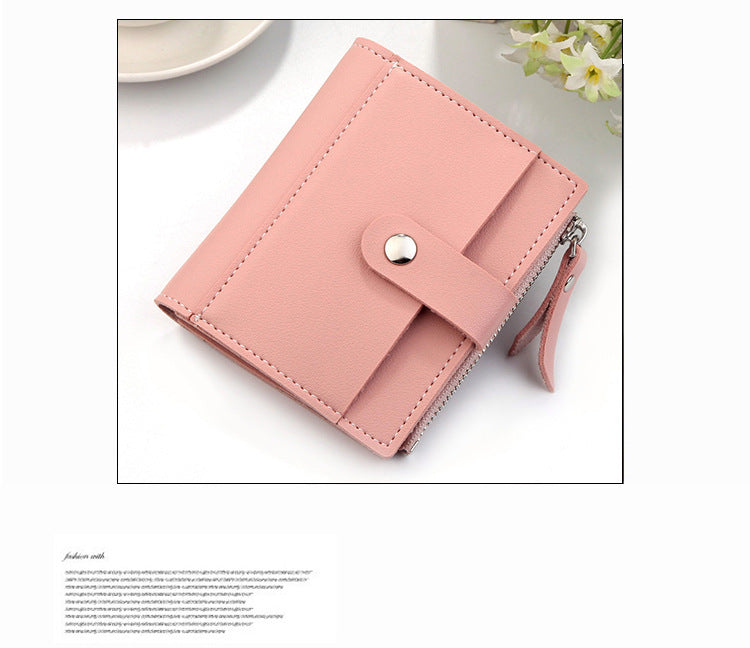 Dreifach gefaltete Clutch-Geldbörse in 6 Farben