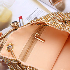 Glitter Hand Shoulder Evening Bag in 3 Colors