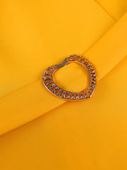 Bow Tie Lantern Sleeve Party A-Line Dress