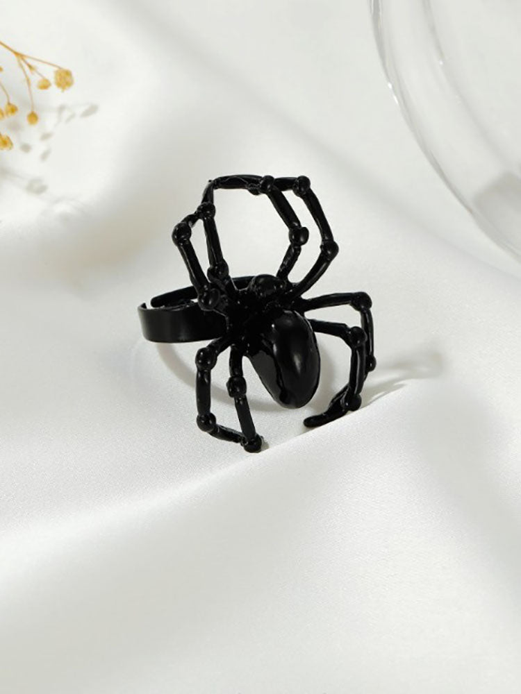 Halloween Simulated Spider Finger Ring