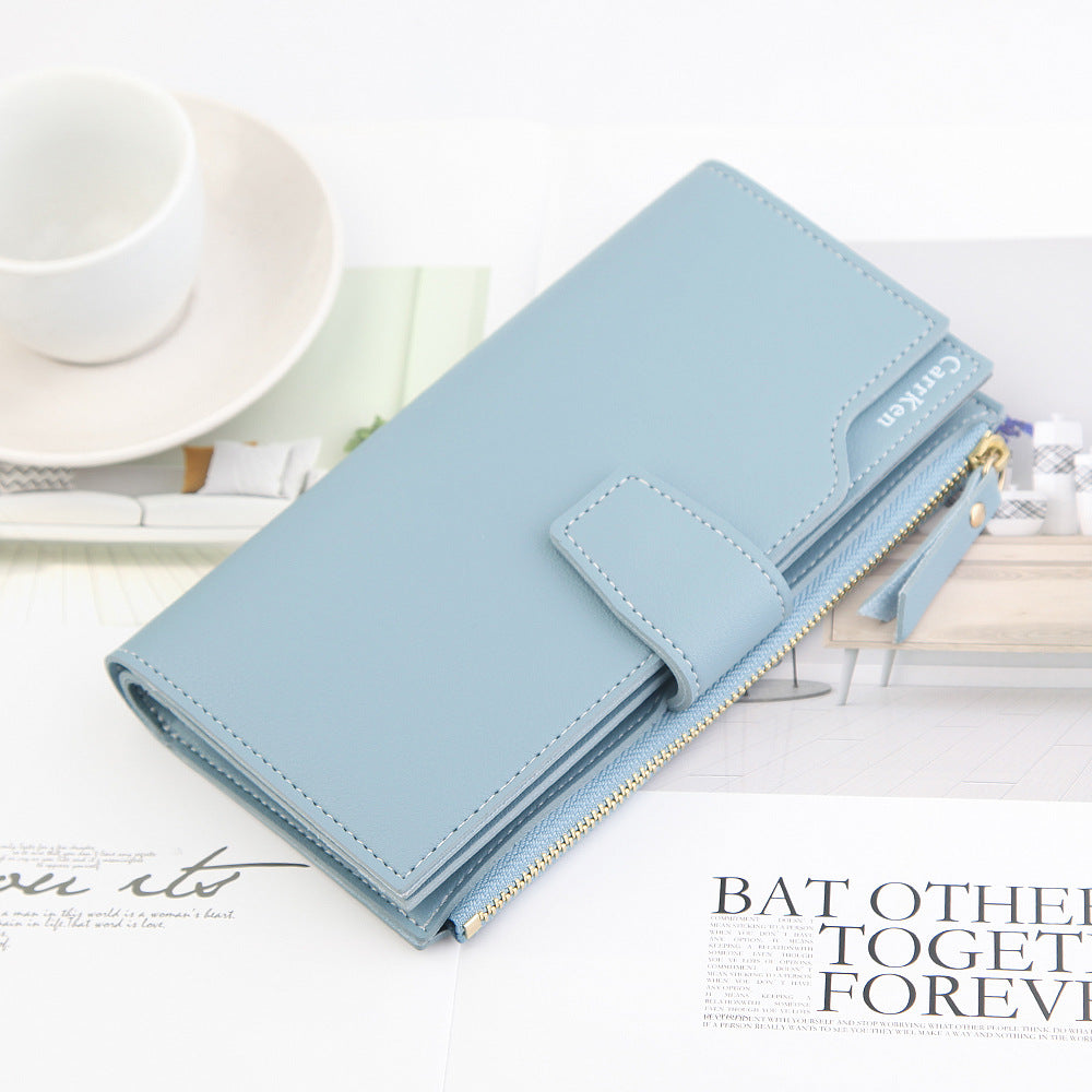 Wallet with Zipper in 6 Colors