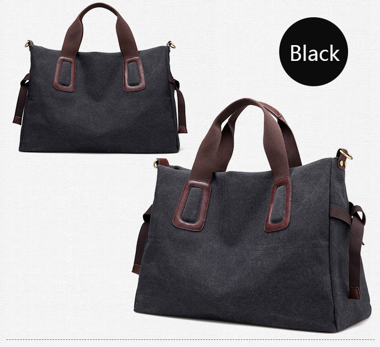 Large Capacity Canvas Hand Shoulder Tote Bag in 5 Colors