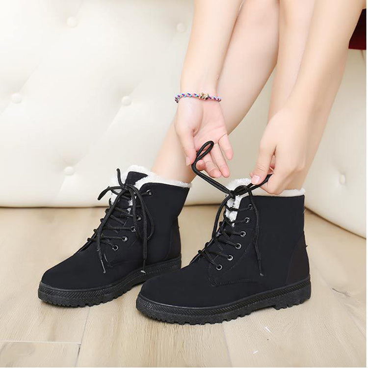 Plush Ankle Snow Boots in 5 Colors