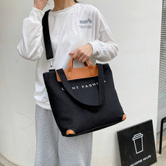 Canvas Large Capacity Shoulder Crossbody Bag in 5 Colors