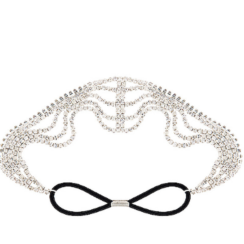Multi-Layered Rhinestone Hair Band