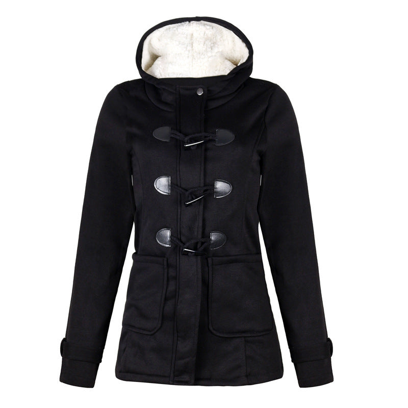 Manteau à capuche et manches longues en 8 couleurs S-6XL