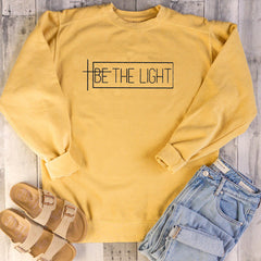 Be The Light Fleece Sweatshirt in 5 Colors S-3XL