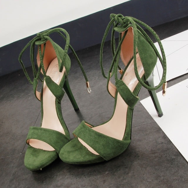 Stiletto High Heel Sandals in 2 Colors