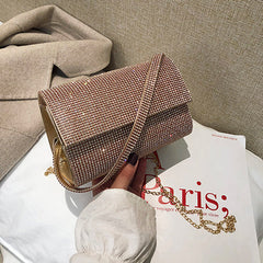 Sparkly Hand Shoulder Evening Bag in 4 Colors