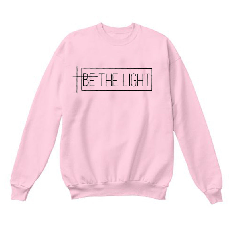 Be The Light Fleece Sweatshirt in 5 Colors S-3XL