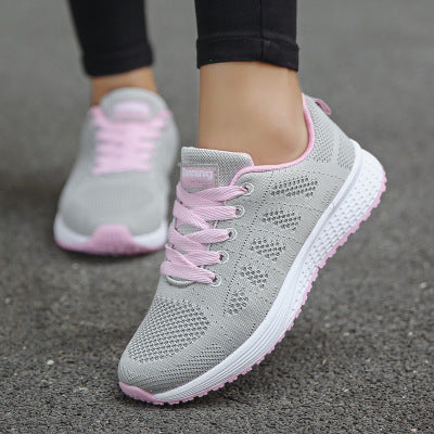 Breathable Non-Slip Flying Woven Running Shoes