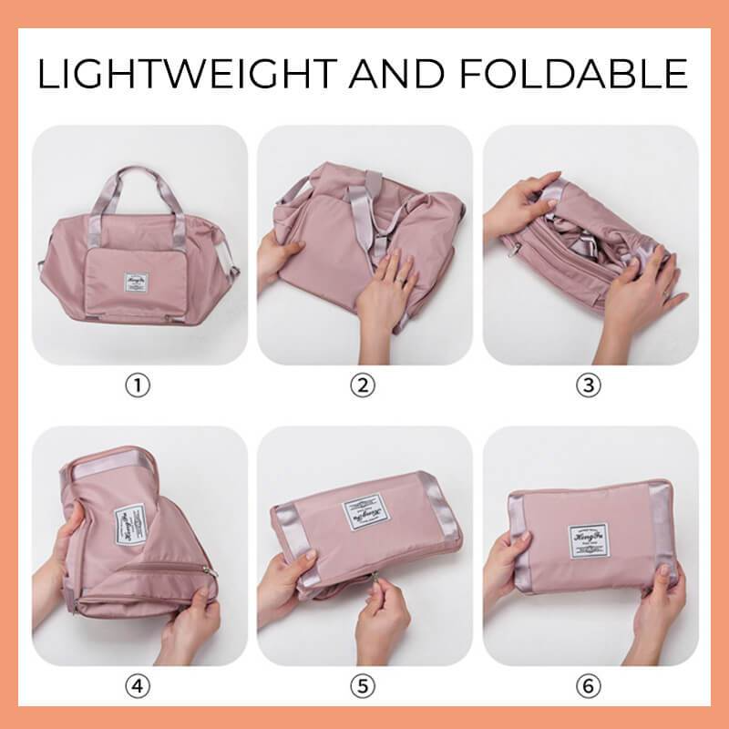 Large Capacity Waterproof Foldable Travel Bag in 8 Colors