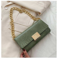 Small Shoulder Bag with Chain Strap