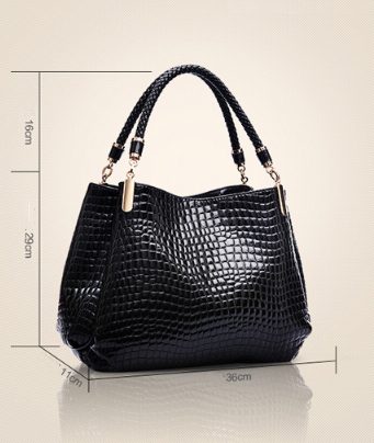 Crocodile Print Hand Bag
