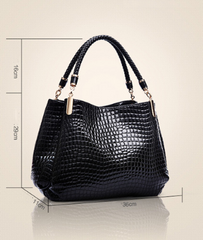 Crocodile Print Hand Bag