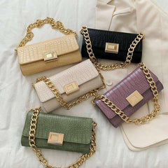 Small Shoulder Bag with Chain Strap