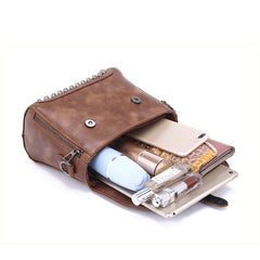 Studded Messenger Bag with Adjustable Strap in 13 Colors