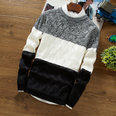 Men's Pullover Round Neck Sweater