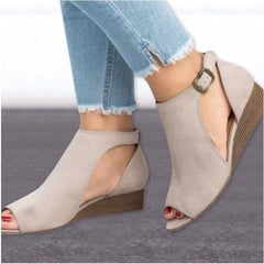 Wedge Heel Roman Sandals in 3 Colors