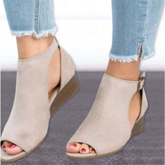 Wedge Heel Roman Sandals in 3 Colors