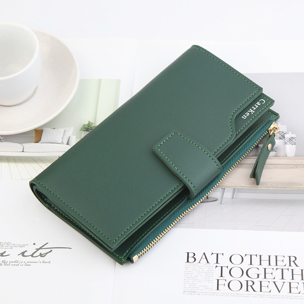 Wallet with Zipper in 6 Colors