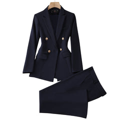 Suit Jacket with Bell-Bottom Pants Business Suit in 3 Colors S-4XL