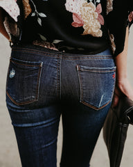 Ripped Denim Slim Fit Jeans Waist 28-32